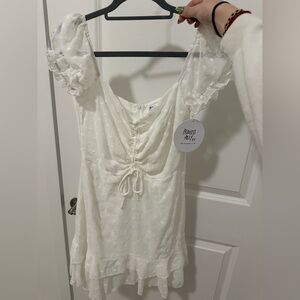 princess polly white mikali mini dress